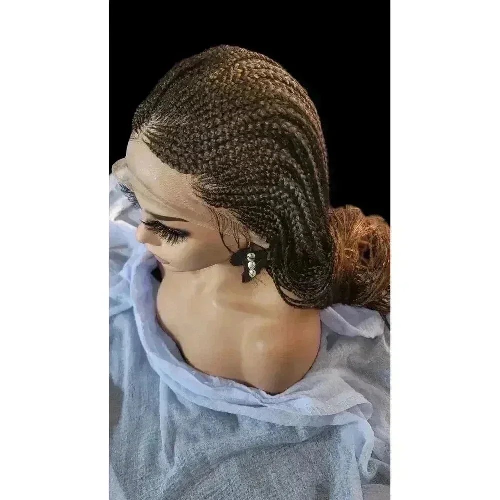 Stunning Handmade Braided Wigs, Luxurious, # 2/30 Ombre Box Braid Lace Long NWT!